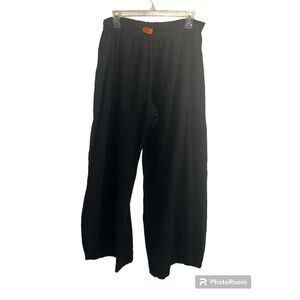 Oh My Gauze! Black Wide Leg Pants